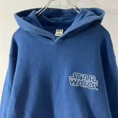 コラボ　フーディー　パーカー　サイズM　スターウォーズ　チューバッカ　デカロゴ