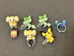 ポケモン フィギュア リング 6点セット