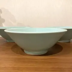 青磁風 ボウル 3枚セット 直径18cm 和食器 ラーメン丼　中華のサムネイル