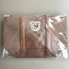 【新品】FEILERラブラリー オールドテディワッペントートバッグ L ベージュ