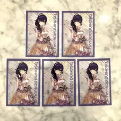 プロセカ　朝比奈まふゆ　クリアカード　非売品　シークレットディスタンス　5枚