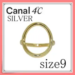 canal4℃　オーバルリング　9号 カナル ヨンドシー 指輪 29045