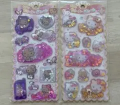キラキラ ウォーターinシール ハローキティ 2種セット