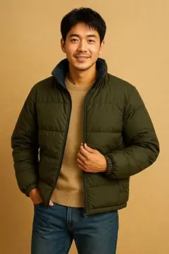 【Rin様専用】Columbia ダークグリーン ダウンジャケット