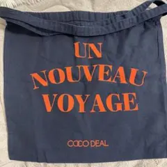 ココディール　ネイビートートバッグ