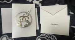 シャネル　メッセージカード　ギフトカード　2枚セット