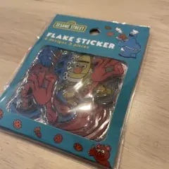 フレークステッカー　セサミストリート