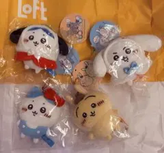 J*x様 ハチワレ　ちいかわ サンリオ コラボ ぷちミニマスコット 4点セット