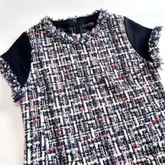 ⭐️美品⭐️ トゥモローランド コレクション　⭐️華やか⭐️ ツイードワンピース