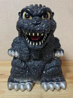 n41/訳アリ★特大ゴジラ貯金箱 ユタカ製1994 東宝・東宝映画のサムネイル