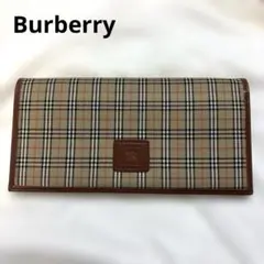 BURBERRY バーバリー 二つ折り財布 ノバチェック - メルカリ