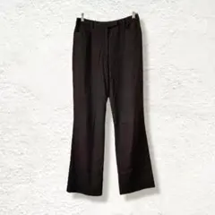 ITOKIN　スーツパンツ　スラックス　セミフレア　ブラウン系　（40）