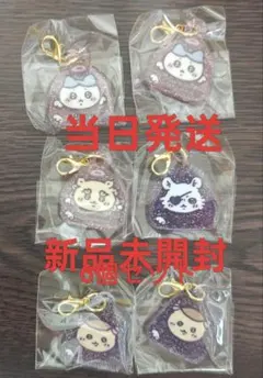 まじかるちいかわ　チャーム　てんしとあくま　コンプリート　ミニラメアクリル　6個