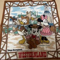 ディズニー レトロ ハンカチ