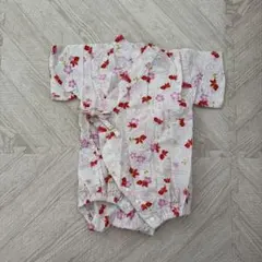 花柄ベビー甚平