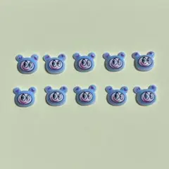 エンジェルブルー ナカムラくん ネイルパーツ10個
