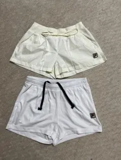 FILA ホワイトショートパンツ 2枚セット