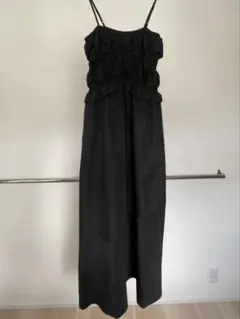 Kastane シャーリングキャミワンピース ブラック