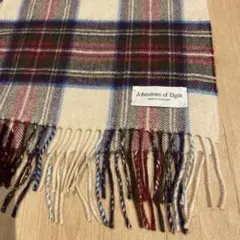 Johnstons of Elgin カシミヤ マフラー180cm x 25cm