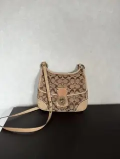 スカーフ付きコーチショルダーバック