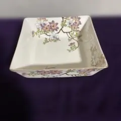 第一陶器　若紫角型菓子鉢のサムネイル