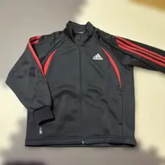 美品　adidas 黒と赤のアディダス ジャージ 120cm
