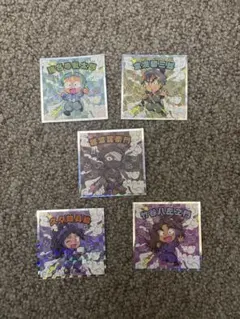 忍たま乱太郎マンチョコ シール　5枚セット