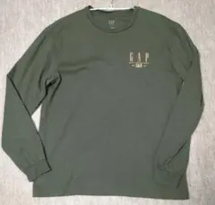 GAP オリーブグリーン 長袖Tシャツ