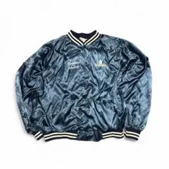 80s USA製 Cardinal ナイロンコーチジャケット ネイビー 企業