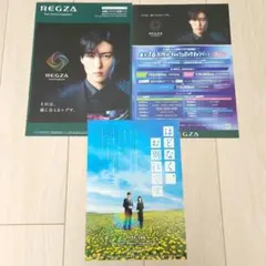 【目黒蓮 カタログ 映画 フライヤー セット】REGZA ほどなく、お別れです