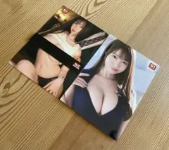 購入特典　夢乃あいか　生写真　L版×2枚　新品　S1　グラドル　週刊プレイボーイのサムネイル