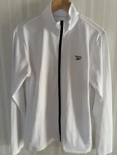 Reebok フルジップ ラッシュガード ホワイト