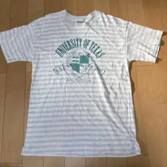 90s USA製 カレッジ　ヴィンテージTシャツ　古着　ボーダーのサムネイル