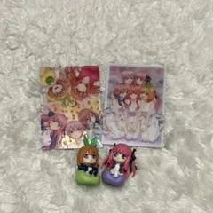 五等分の花嫁 四葉 二乃 5人 ウエハース ガチャガチャ ハグコット一花三玖五月