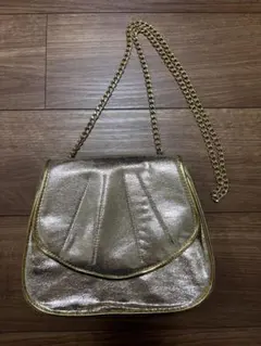 Lily Brown ゴールド パーティーバッグ