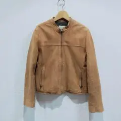 USED Spick & Span ラムレザー シングル ライダース ジャケット