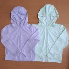 UNIQLO エアリズム UVカット メッシュパーカ　 2色セット
