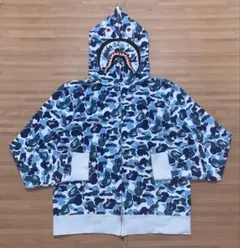 ★激レア APE abc camo Blue シャークパーカー L パーカーのサムネイル