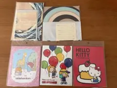 レターセット 5点セット キャラクター