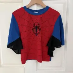 マーベル Tシャツ 古着 スパイダーマン ヴィンテージ　ハロウィン 120