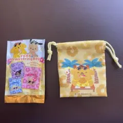 サンリオ 日焼け　サマーバケーション　プチ巾着 ポムポムプリンのサムネイル