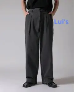 Luis ルイス　リジットデニムスラックス　グレーのサムネイル