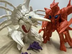 【当時物】ガメラ 敵怪獣ソフビ レギオン イリス レギオン セット バンダイのサムネイル