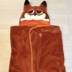 上海ディズニーランド限定 ズートピア「ニック・ワイルド」フード付きブランケット