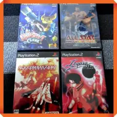 PS2ソフト中古４本セット レガイア デュエルサーガ 、Aコンバット、ラチェット