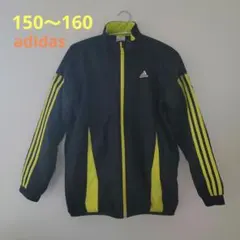 adidas ジップアップジャケット 黒/黄