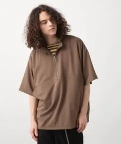 HARE TRハーフZIPプルオーバー