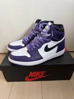 2026年最新】air jordan 1 コートパープルの人気アイテム - メルカリ