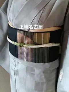 未使用 しつけ糸付き】 洗える着物 夏着物 単衣 紗 間道小花更紗