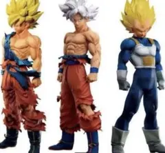新品未開封 ゲンキダマツリ smsp 孫悟空 ベジータ フィギュア 3種セット